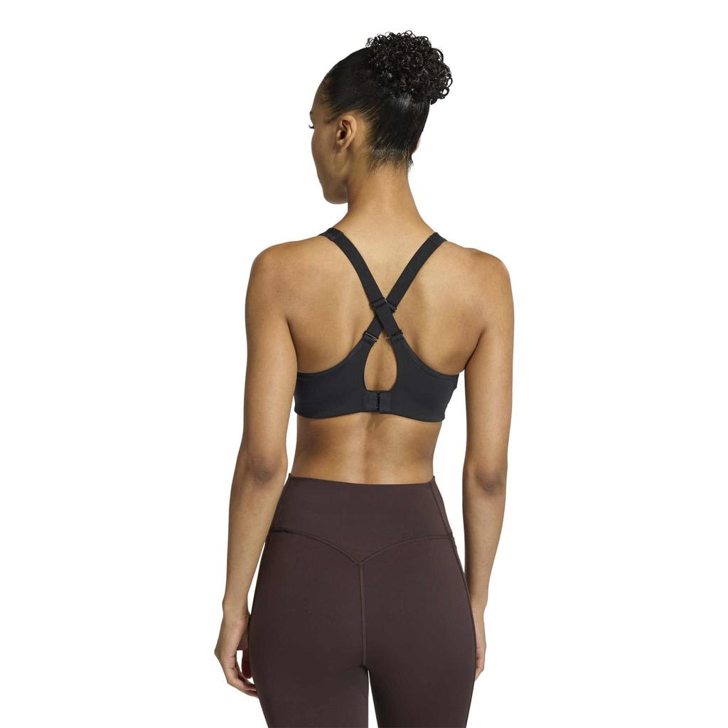 Women's adidas OPTIME WORKOUT sports bra black JN6896 r S AB