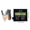 Inductive Hour Meter Waterproof Tachometer Digital Speedometer Replaceable Battery Tachometer for Mower Tractor Chainsaw