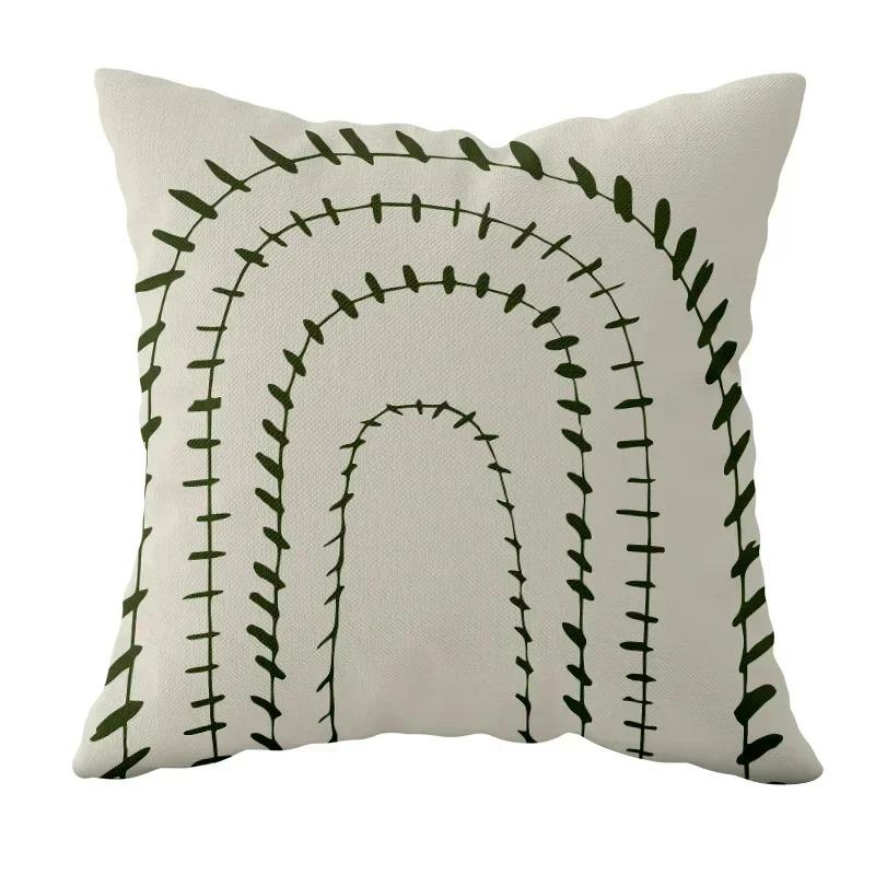 Home Decor Geometric & Floral Patterned Decorative Cushions Pattern Cushion Cover Suitable for Sofa Bedroom Car Pillow Cover