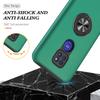 For Motorola Phone Case Solid Color Retro Spray Anti Scratch Car Holder Phone Protective Case
