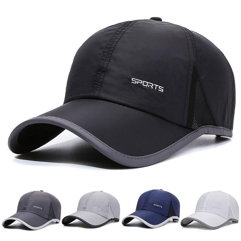 Printing Letter Sports Baseball Cap Adjustable Uv Protection Outdoor Breathable