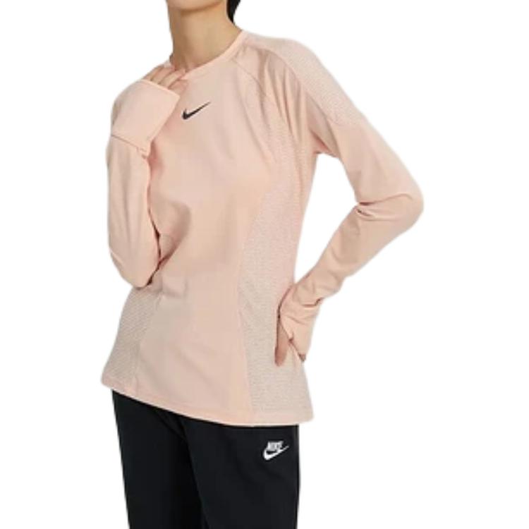 New Nike Raglan Sleeve T Shirt Women's Skin DQ6639-800