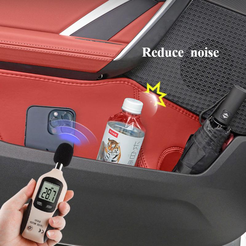 For BMW X1 iX1 2016 - 2026 Car Door Slot Storage Box Leather Protective Pad Cover Glove Box Storage Barrel Interior Accessories