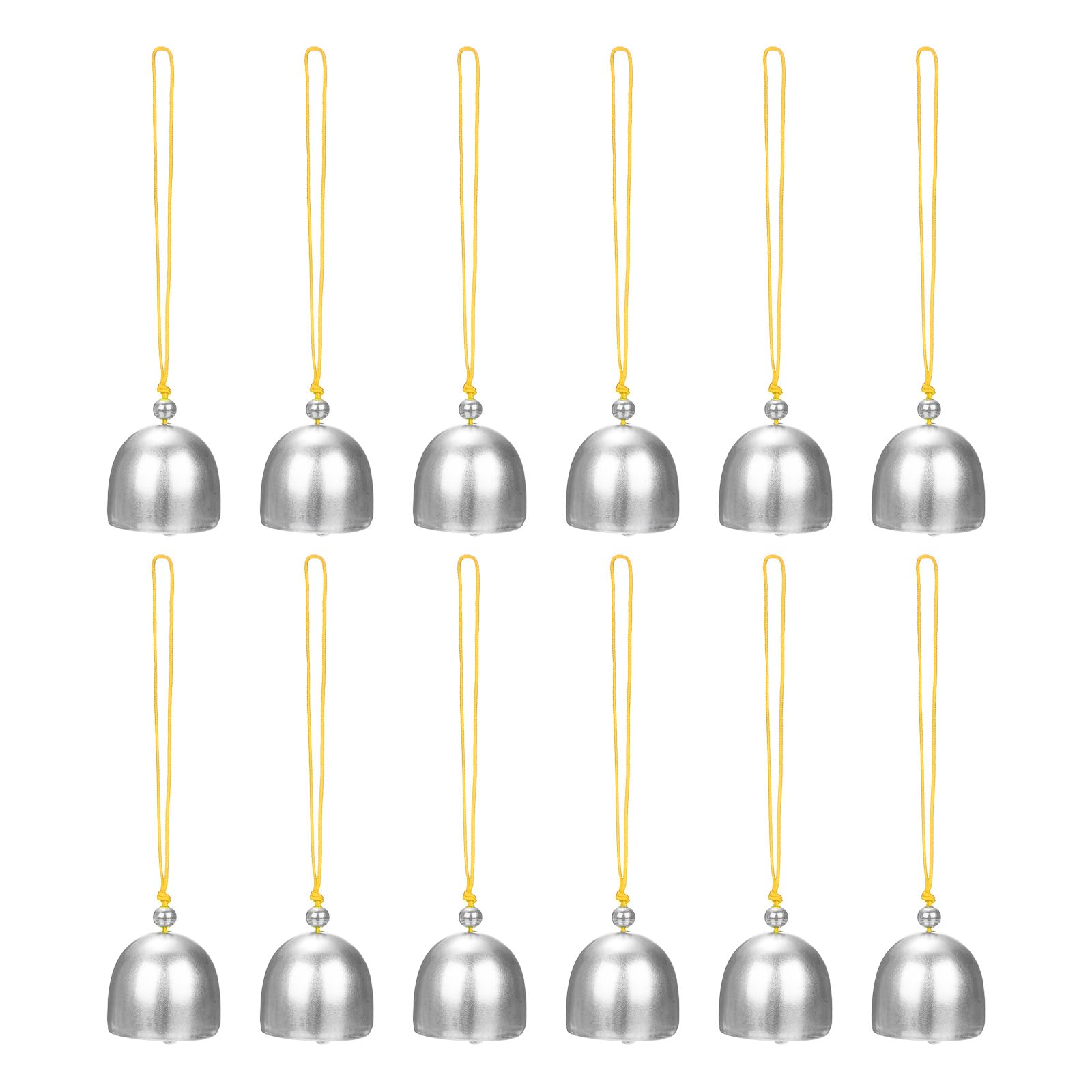 

METERXITY Набор из 12 штук Подвесные колокольчики, Маленькие декоративные колокольчики, Винтажные бубенцы, Подвесные колокольчики-подвески для Рождества, дома, окна, двери и
