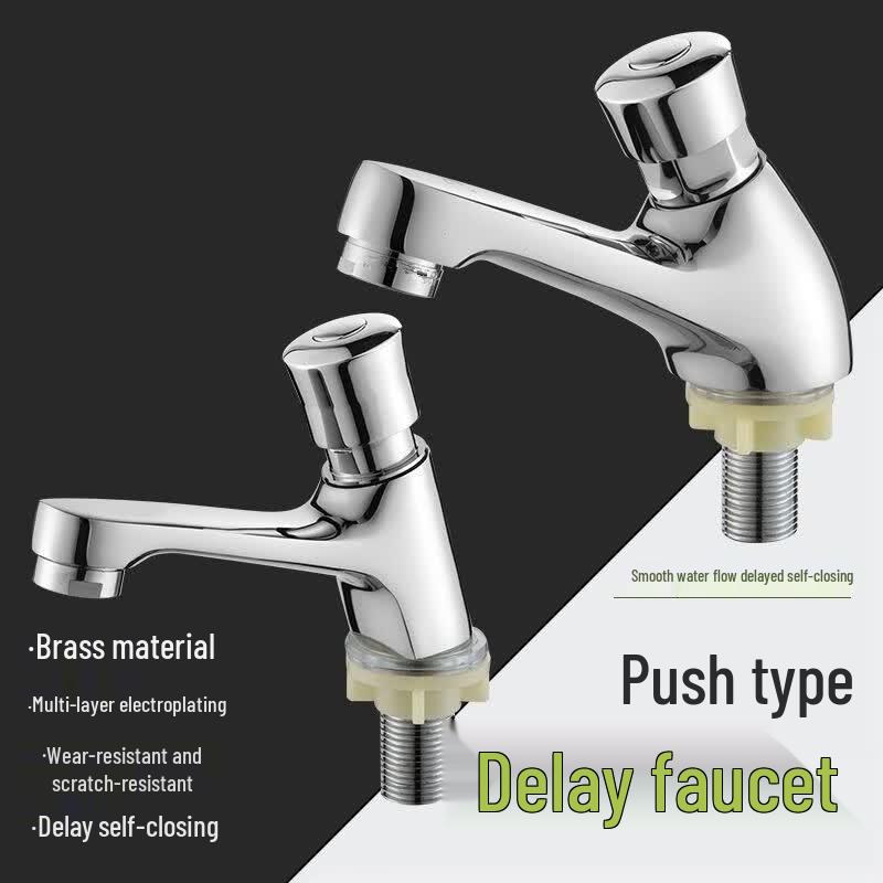 Self-Closing Washbasin Cold Water Faucet