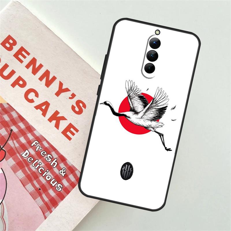 Japanese Style Art Japan Case For ZTE Nubia Red Magic 9 8 8S Pro Plus RedMagic 6 7 6S 7S Pro 5G 5S 6R Cover Shell