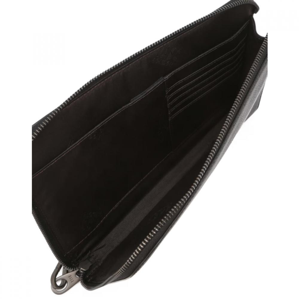 Daks Black Leather Clutch Bag Dbba6f006bk