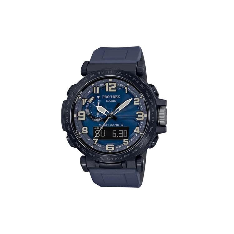 

CASIO Men PRO TREK Blue Watch PRW6600Y-2 PRW6600Y-2 Marine Blue Watch Dial