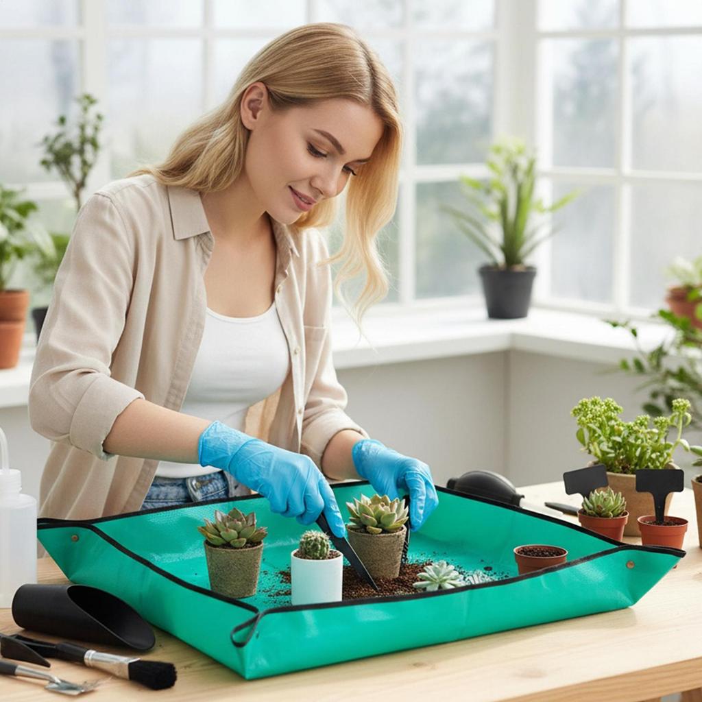 Garden Tools For Gardening Mini Gardening Equipment With Mat Garden Tool Set For Plant Repotting Mixing Watering Family Friends