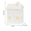 Ceramic Candle Holder DIY with LED Modern Decorative Ornaments White Figures Ornament for Desktop