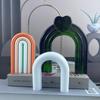 Arch Shaped Silicone Mold Handmade Scented Candle Table Ornament Mould Non-stick