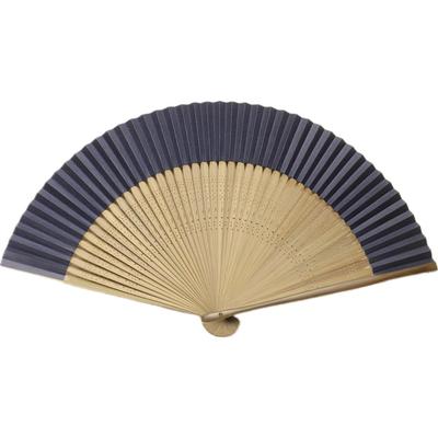 Folding Navy and Made In Paper Traditional Japanese Perfect for Personal Use or As a X When Kyoto-style Fan, Gray, Japan. Reversible, Men's Fan,