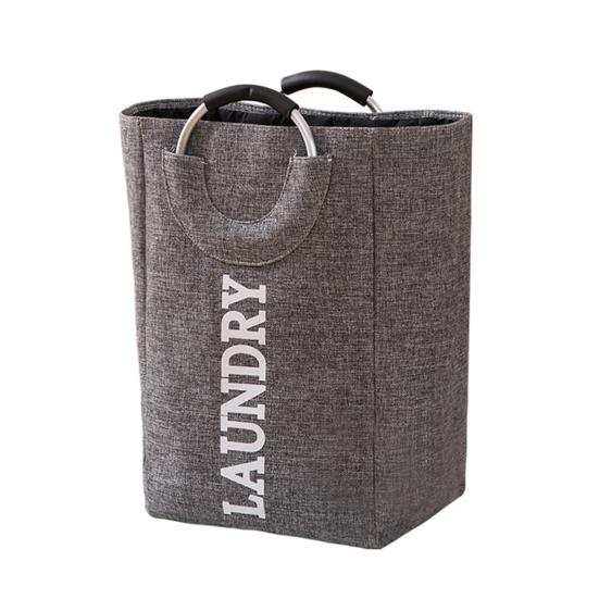 

Сумка для хранения, хорошая большая вместимость, легкая корзина для одежды, утолщенная большая корзина для белья, сумка для одежды, корзина для одежды для спальни темно-серого