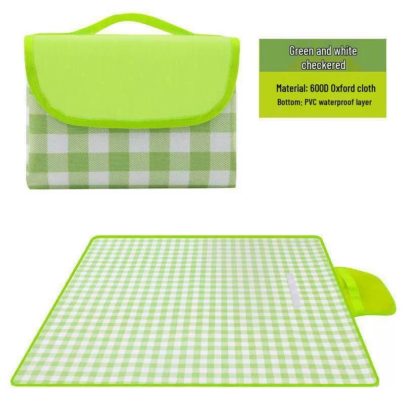 Waterproof Outdoor Picnic Mat - Thick, Moisture-Proof, Portable, Versatile for Camping, Lawn, Beach, or Tent.