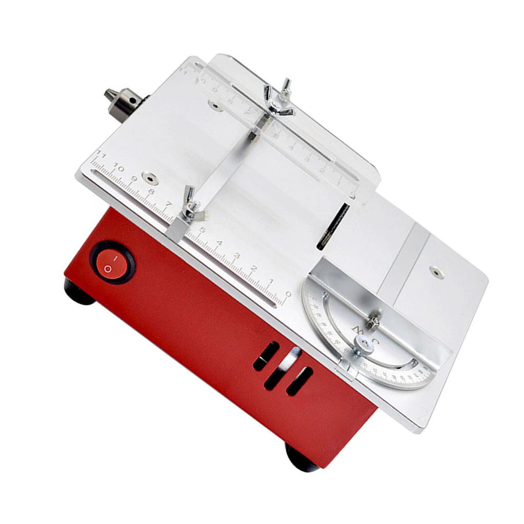 Table Saw 96W 7 Gears Speed Control Home Table Saw for  ature Wood Craft Cutting