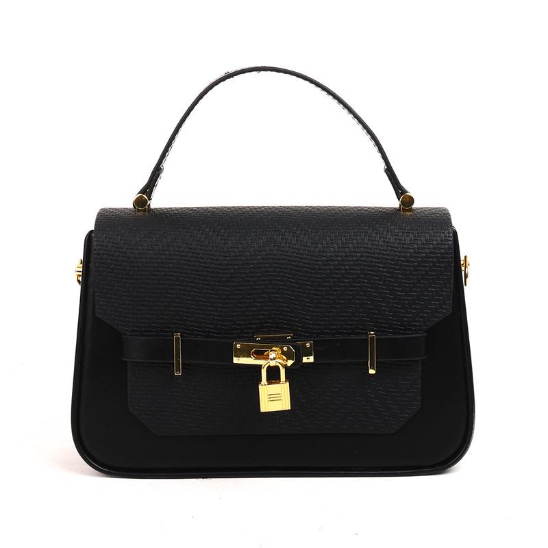 Retro Color Block Women's Shoulder & Crossbody Bag - Light Luxury Small Square Handbag