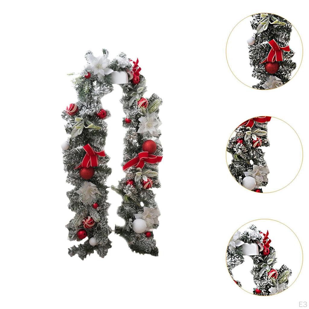 5.9ft Christmas Garland for Door Display and Event Decoration