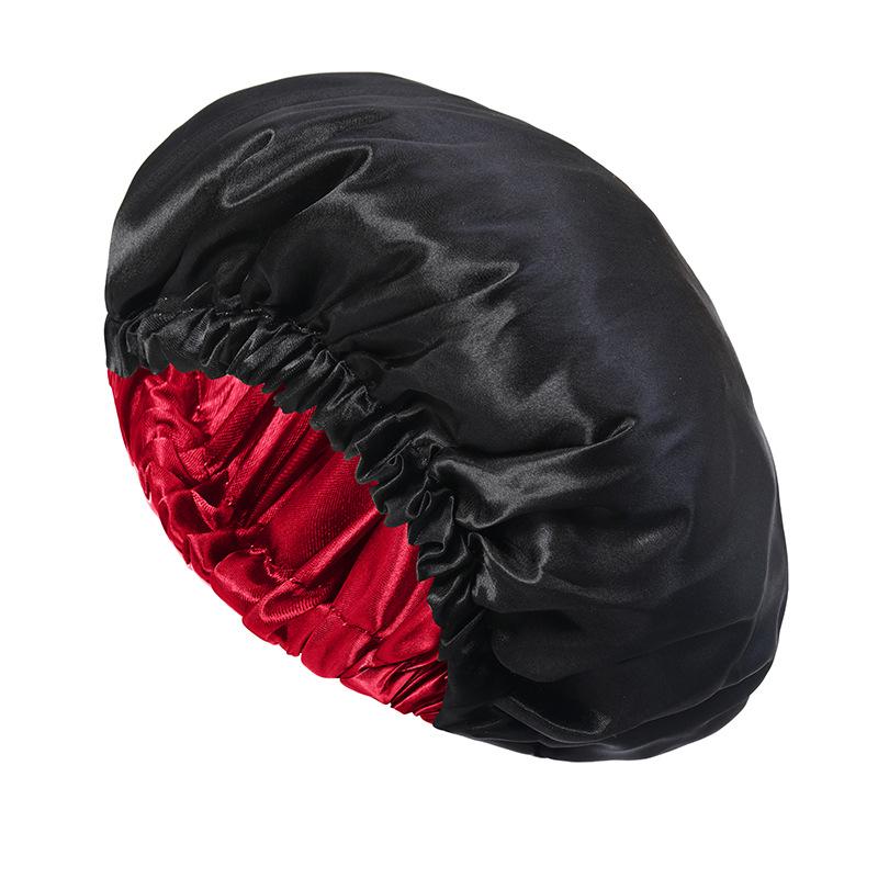 Ladies Fashion Stretch Hair Cap, Button Shower Cap