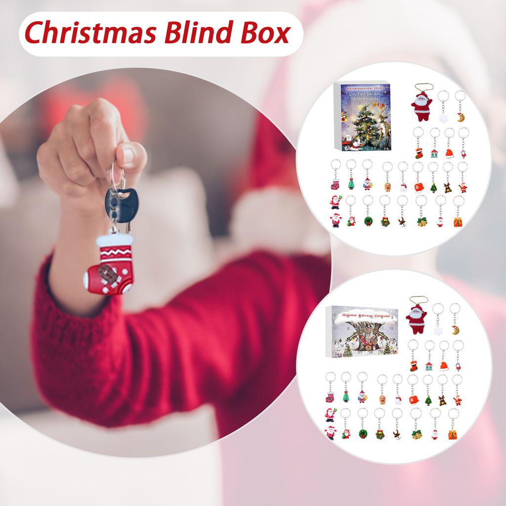 3DChristmas Advent Calendar Green Christmas Tree Decorations Ornaments Countdown Gifts Suitable For Teens, Boys, Girls And Adults(Random Delivery)