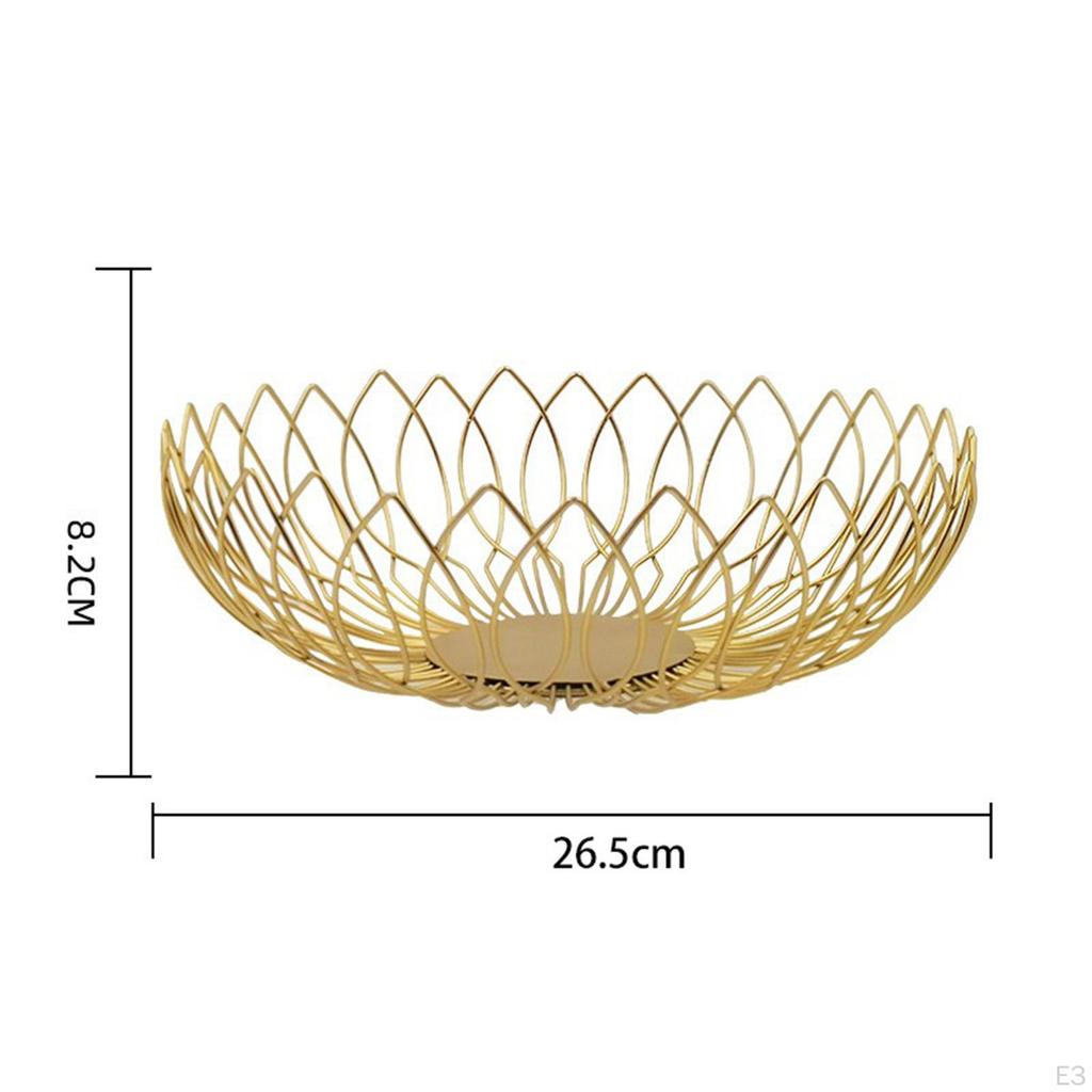 Fruit , Centerpiece Decorative Countertop Holder for Kitchen Counter, Plate Storage