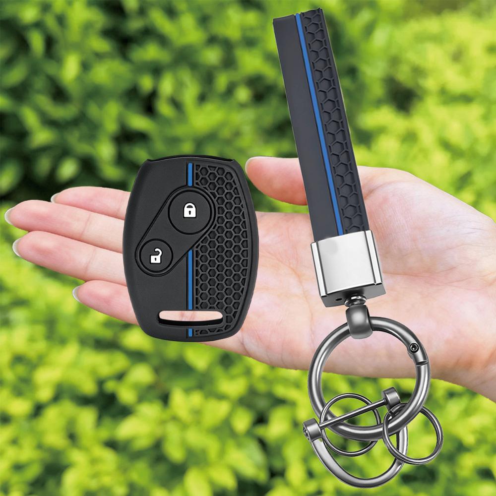 2026 Keychain Silicone Car Key Case Cover for Honda Fit CIVIC JAZZ Pilot Accord CR-V Freed Freed Pilot StepWGN Insight Key Shell