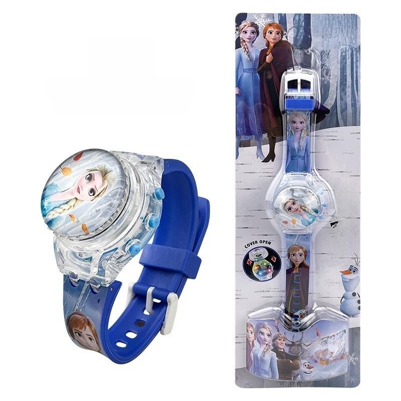 Hello Kitty Otočný flip kryt Lehký hudební hodinky Pro děti Interaktivní Decora