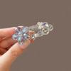 Rhinestone Bow Crystal Flower Hair Clip
