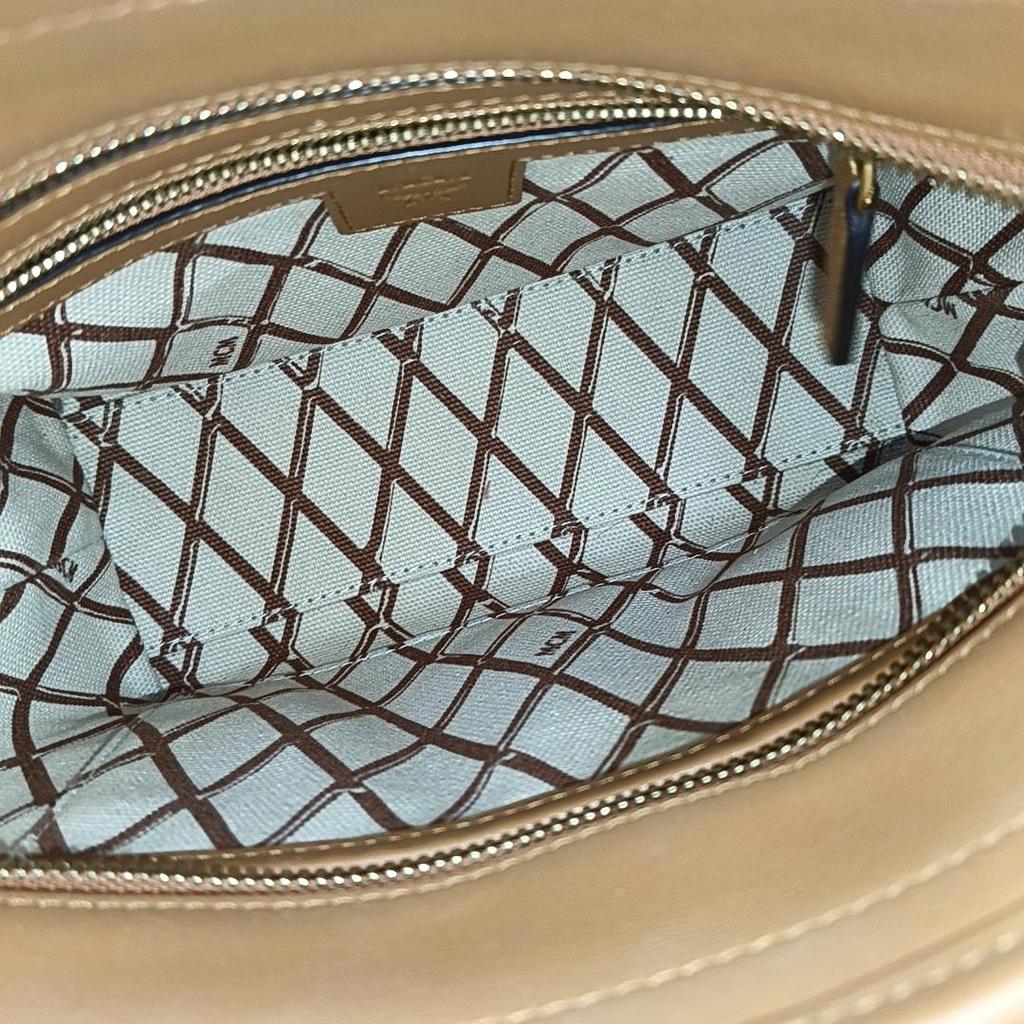 [Pre-Owned] Toni Classic Monogram Print Tote Crossbody Shopping Bag - Good #1DU7SQO