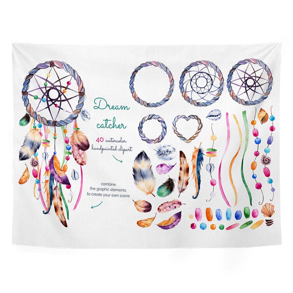 Современный гобелен в европейском стилеПрикроватная настенная тканьФоновая тканьЗащитная — фото 8