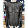 Women O-Neck Long Sleeve Knitted Pullover Sweaters Spring Female Breathable Loose Knitwear T-shirt Tops