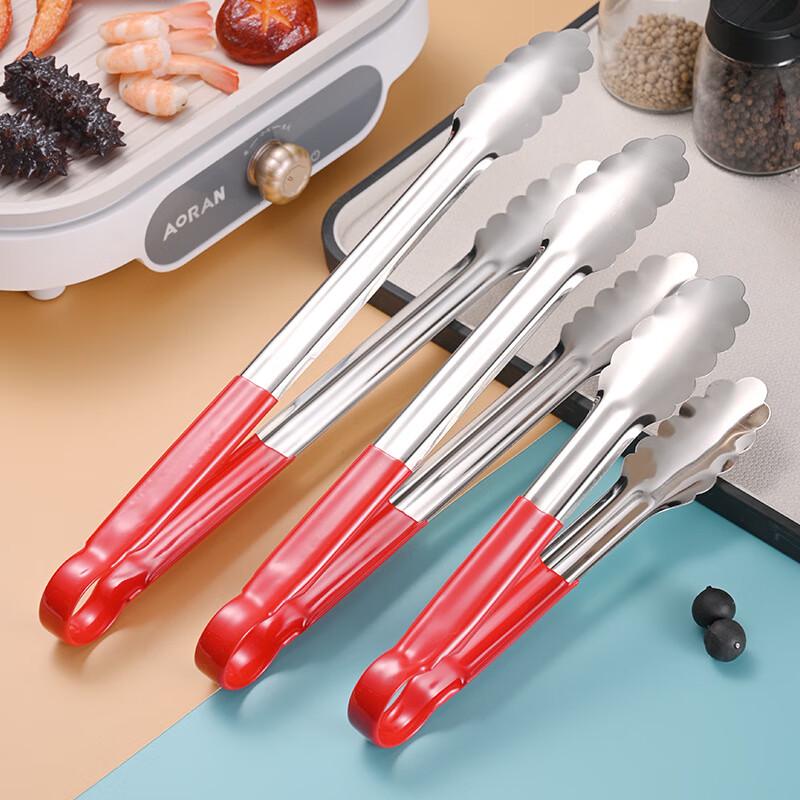 Zhi Shi Anti-scald Stainless Steel Food Tongs