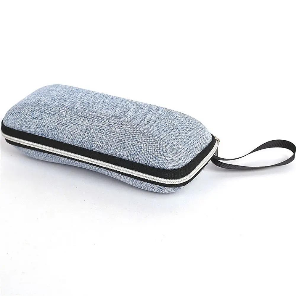 Vintage Sunglasses Box Glasses Fashion Pattern Eyewear Box Zipper Closure Simple Style Portable EVA Glasses Protective Box