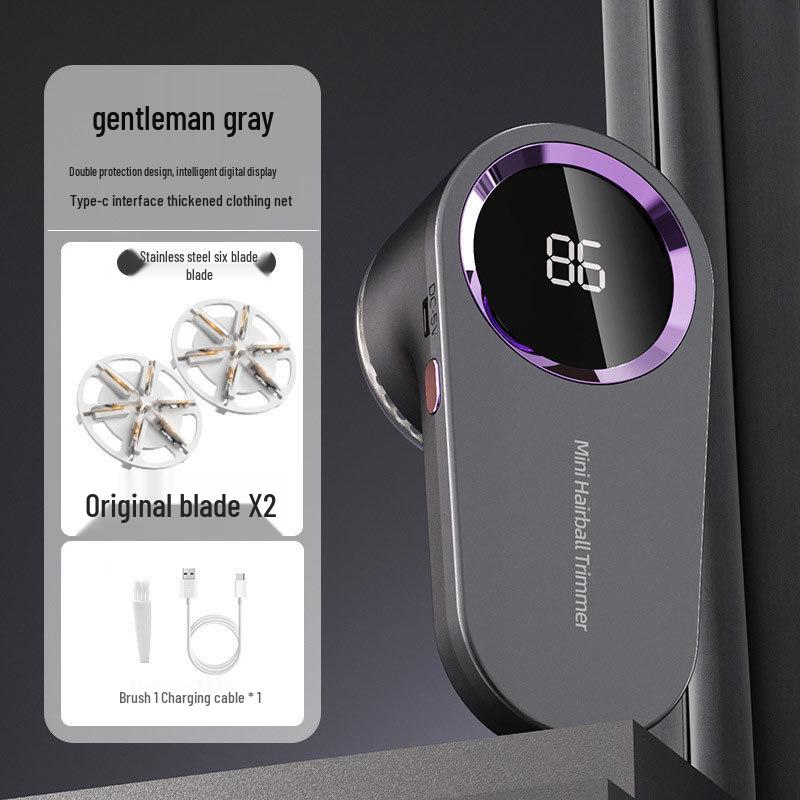 Levapelucchi Digitale per Vestiti con Display - Rasoio Domestico per Pelucchi e Peli.