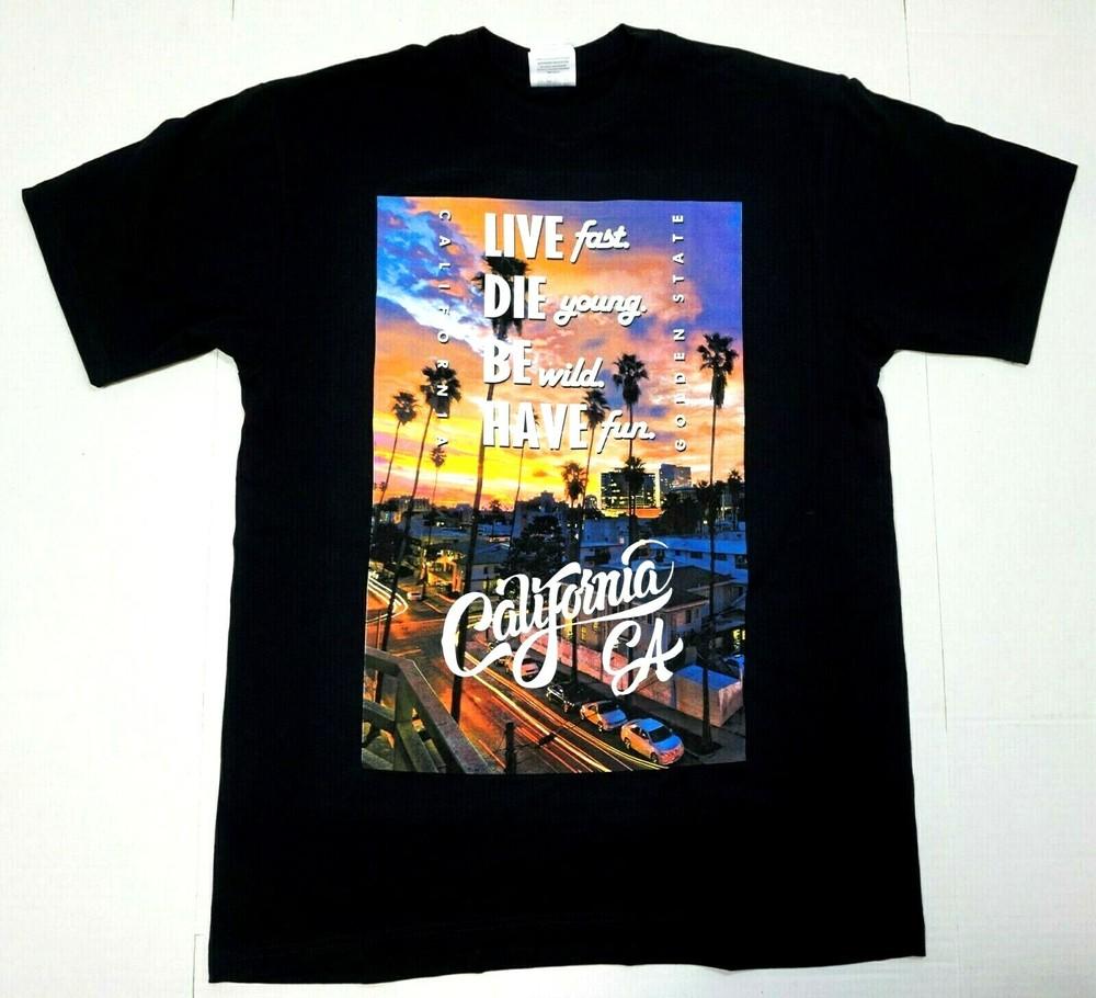 CALIFORNIA REPUBLIC T-shirt Cali Golden State Urban Streetwear Men s Tee New Unisex T-Shirt S