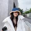 WTEMPO Retro Elegant Warm Thickened Soft Solid Color Windproof Cold-proof Hats Women's Autumn Winter Casual Versatile Plush Denim Hats