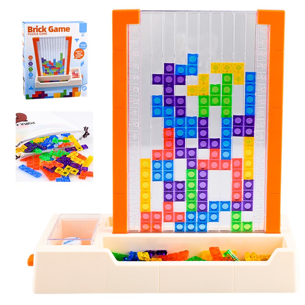 2145 3D Tetris Building Block Puzzle Toy Parent-Child Interactive Desktop Game