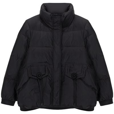 Down Jacket Women's Short Stand-up Collar Literary Temperament Loose Small Man Thin Warm