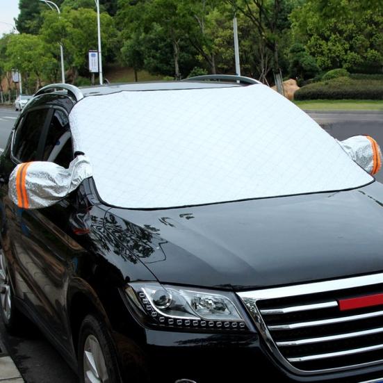 

Winter Thick Magnetic Car Front Windshield Anti UV Sunshade Snowt-proof Cover