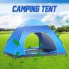 Fully Automatic Pop-Up Quick Shelter Outdoor Travel Hiking Waterproof Camping Tent 1-4 Person Portable Tent Instant Set Up Tent
