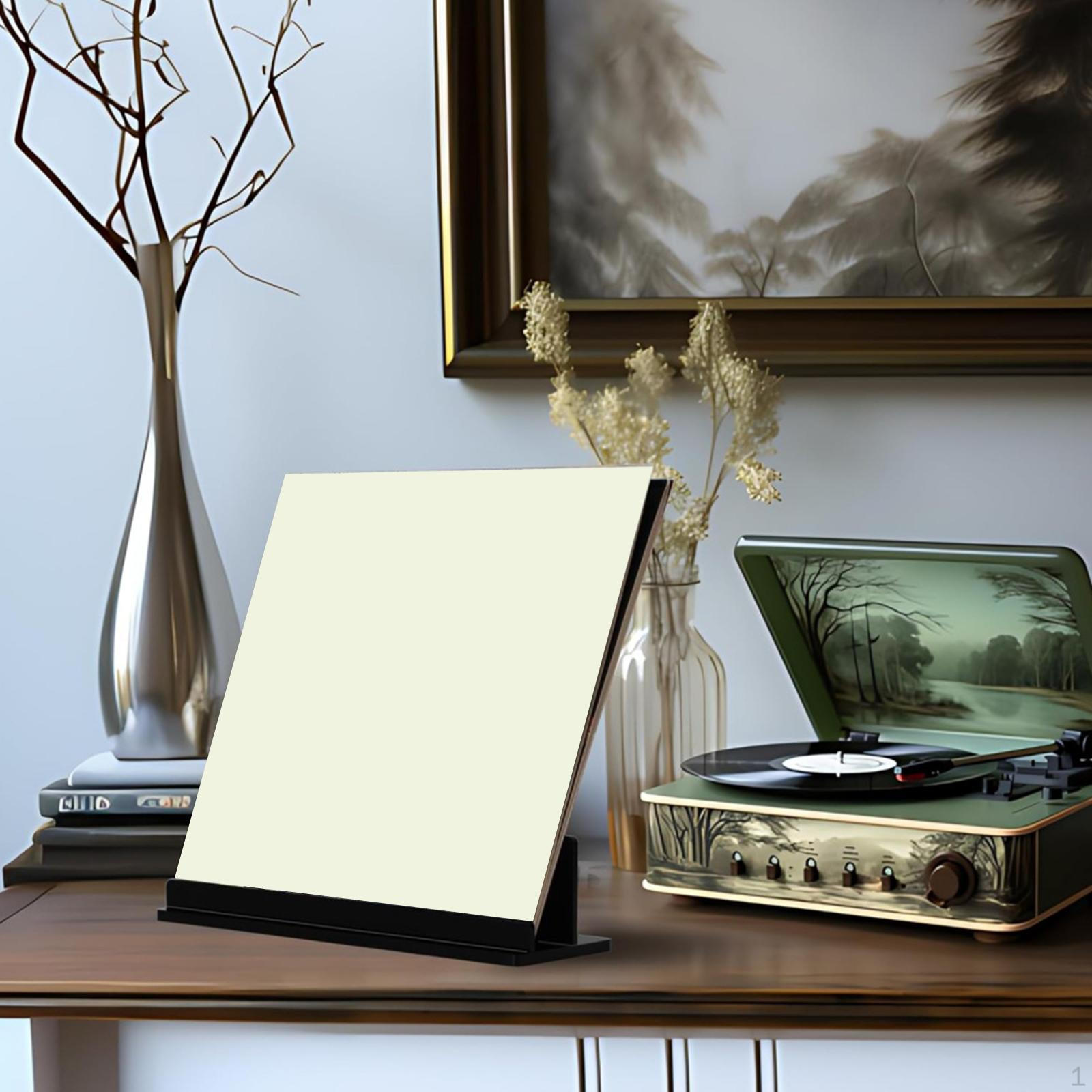 

Настольная подставка для виниловых пластинок, настольная стойка, многоцелевая, акриловая, органайзер для домашнего декора LP