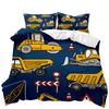 Construction Vehicle Children'S Bedding Three-Piece Quilt Cover Sheets
