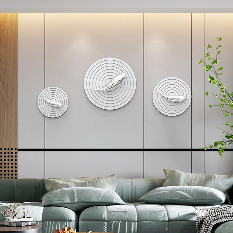 Creative Gold Plating Stereo Fish-shaped Wall Hanging Wooden Tray Abstract Fish-shaped Wall Hangings Background Wall Decoration