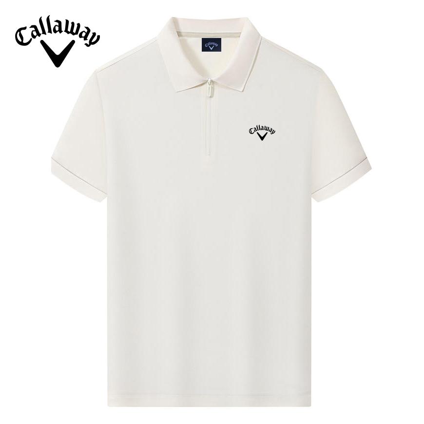 

Callaway 2025 Лето Вышитый Гольф Бизнес Повседневный Спортивный Стиль Не След Молния Воротник Отложной Воротник Рубашка Поло XS