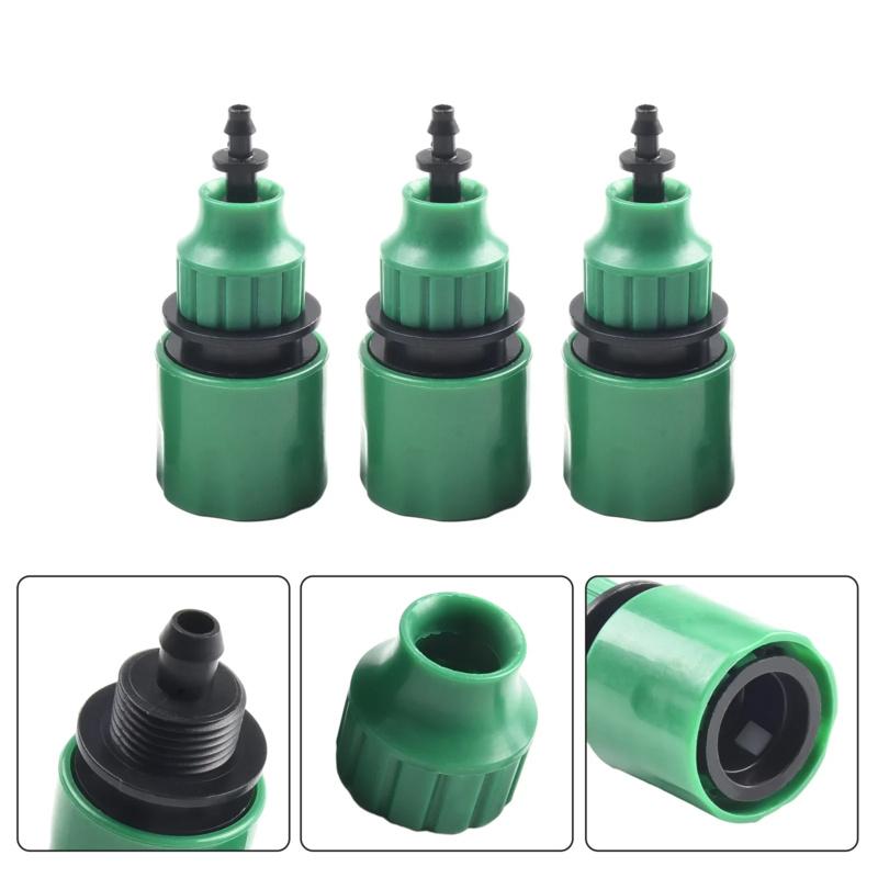5pcsPlastic Water Pipe Quick Connector Garden Pipe Drip Irrigation System Watering Equipment Accessories Garden Water Connector5