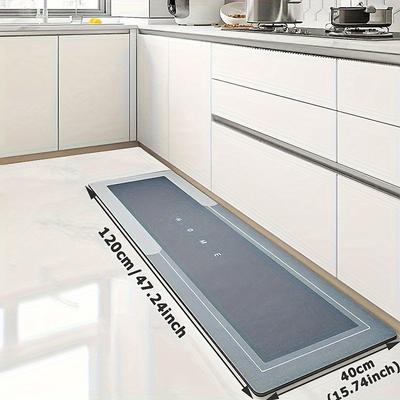Kitchen Floor Mat Water-Absorbing Oil-Absorbing Diatom Mud Floor Mat Wear-Resistant And Dirt-Resistant Household Restaurant Floor Mat Diatom Mud