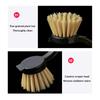 Oil Free Dishwashing Brush Black White Long Handle  Cleaning Brush Durable Pot Brush  Cleaning
