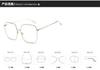 Trendy Glasses for Men Women Square Shape Metal Frame Women's Eyeglasses Frame Fashion Stylish Men's Glasses Frame