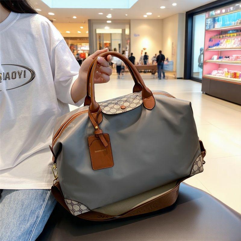

Large Women s Fashion Travel Handbag - Korean Style, Portable for Short Trips & Clothes Storage 45x18x28 cm
