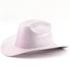 Fluorescence Cowboy Hat for Women Breathable Large Brims Beach Hat Music Festival Hat Bachelorette Party Nightclub Hat
