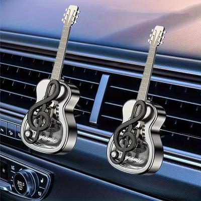 Auto-Lufterfrischer Mit Ätherischem Öl Mit Duft Beschichtung Gitarrenform Lüftungsschlitz Aromatherapie Parfüm Auto-Innenraumdekoration
